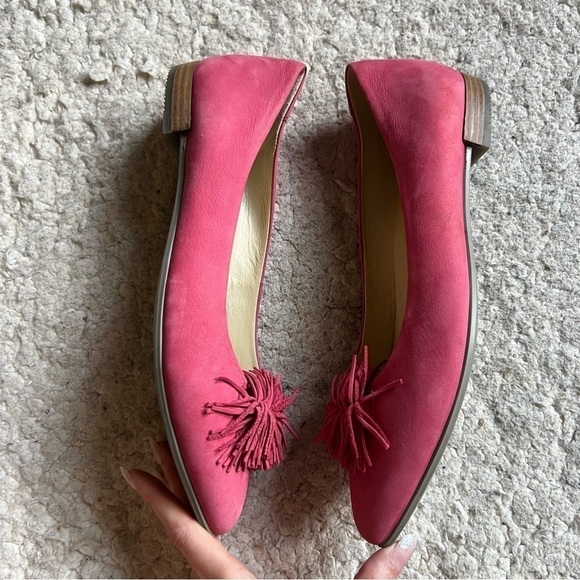Ecco Fuchsia Tassel Loafers - Picture 3 of 10